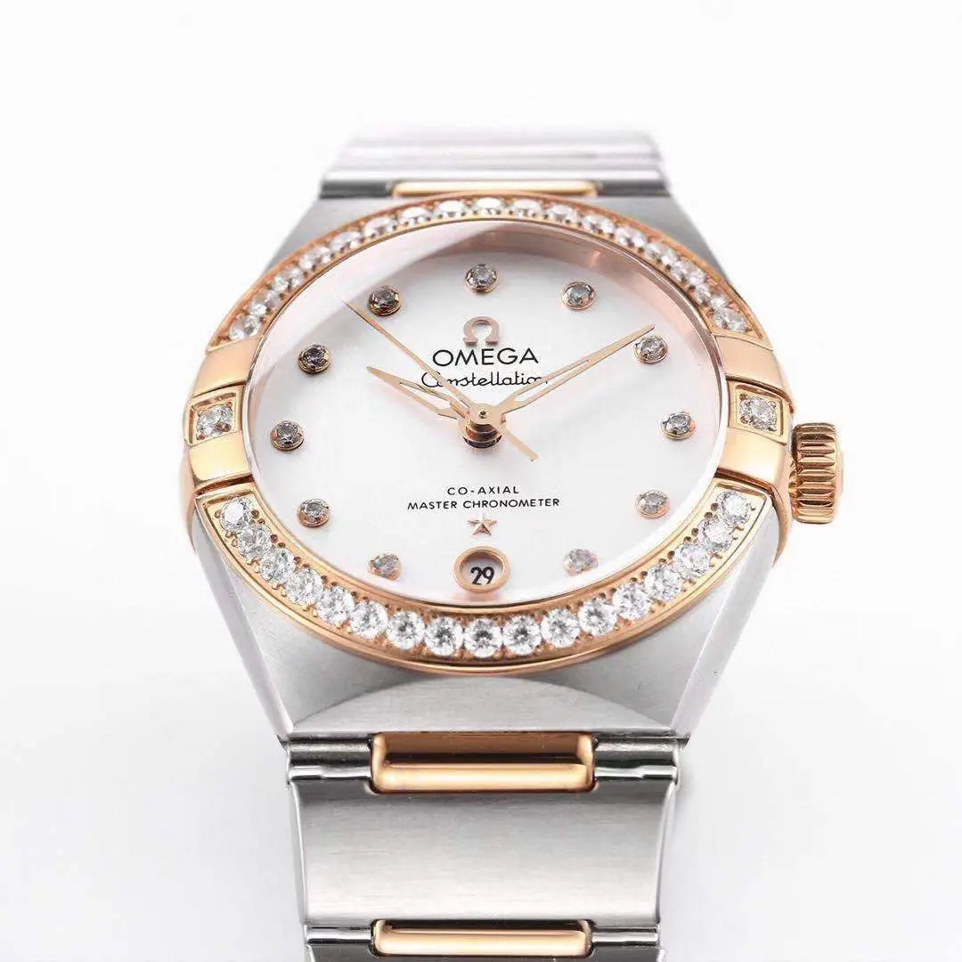 ZF Factory Omega Constellation 29mm White Dial Two-Tone VSF Luxury Watch - 图片 3
