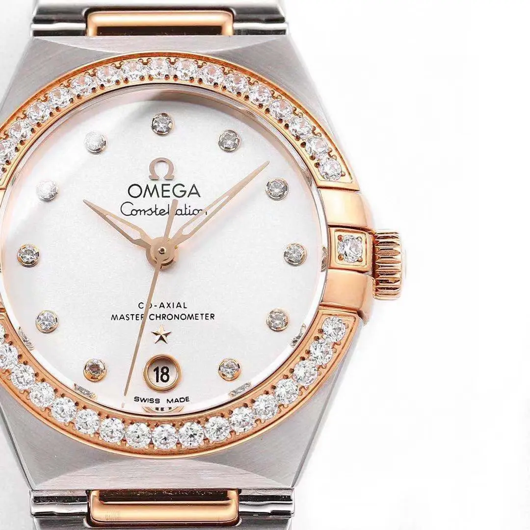 ZF Factory Omega Constellation 29mm White Dial Two-Tone VSF Luxury Watch - 图片 5