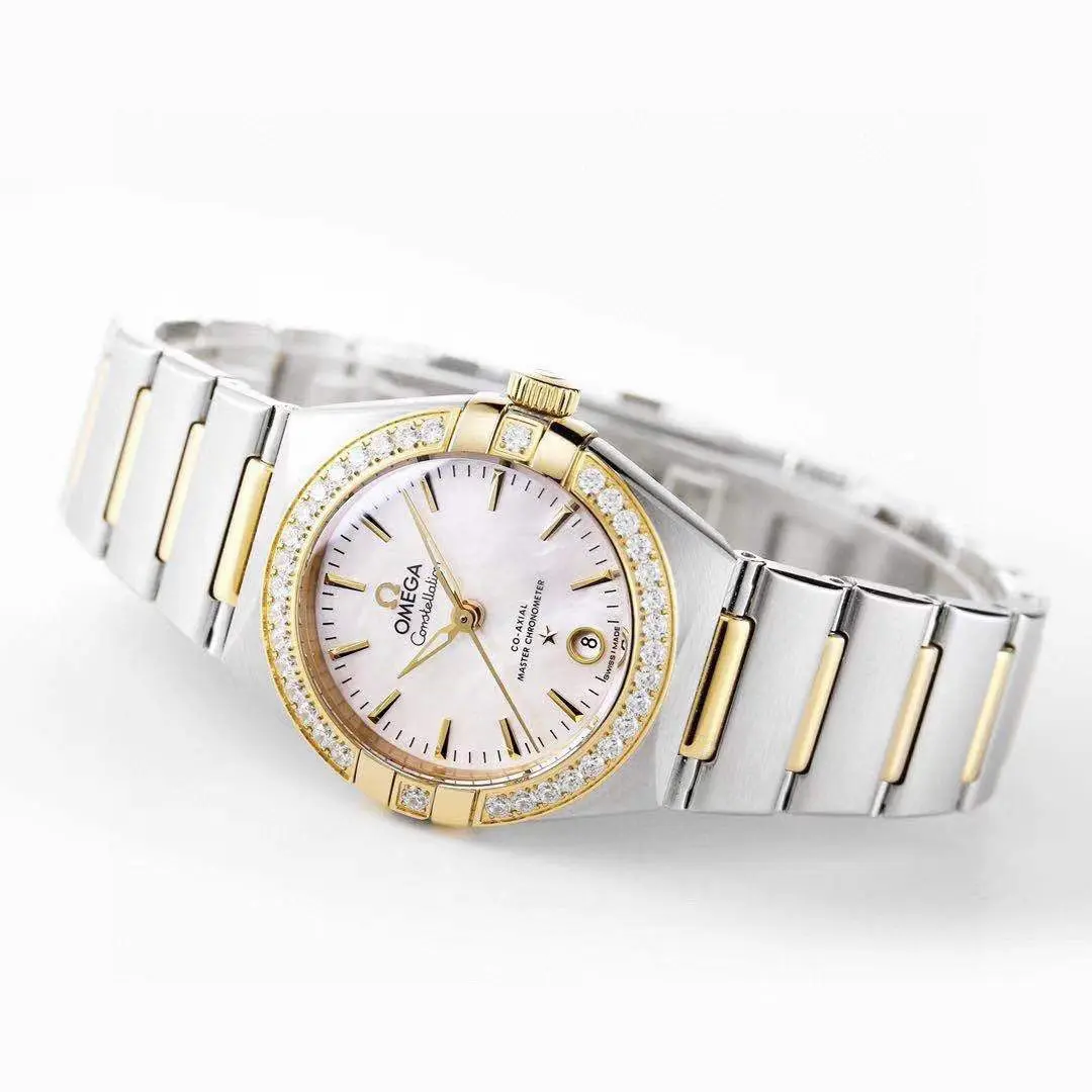ZF Factory Omega Constellation 29mm White Dial Two-Tone VSF Luxury Watch - 图片 7