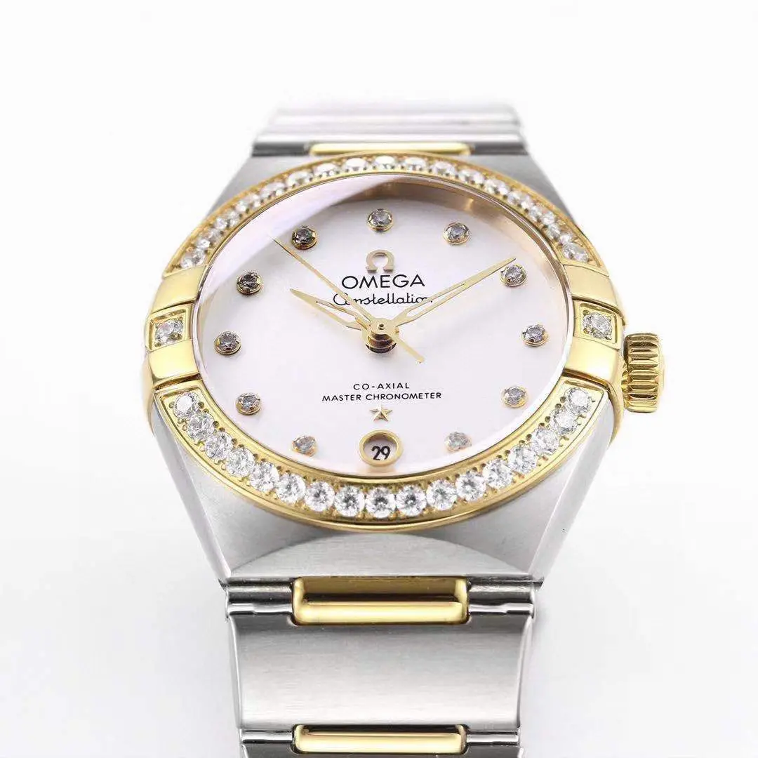 ZF Factory Omega Constellation 29mm White Gold Steel VSF Luxury Watch - 图片 3