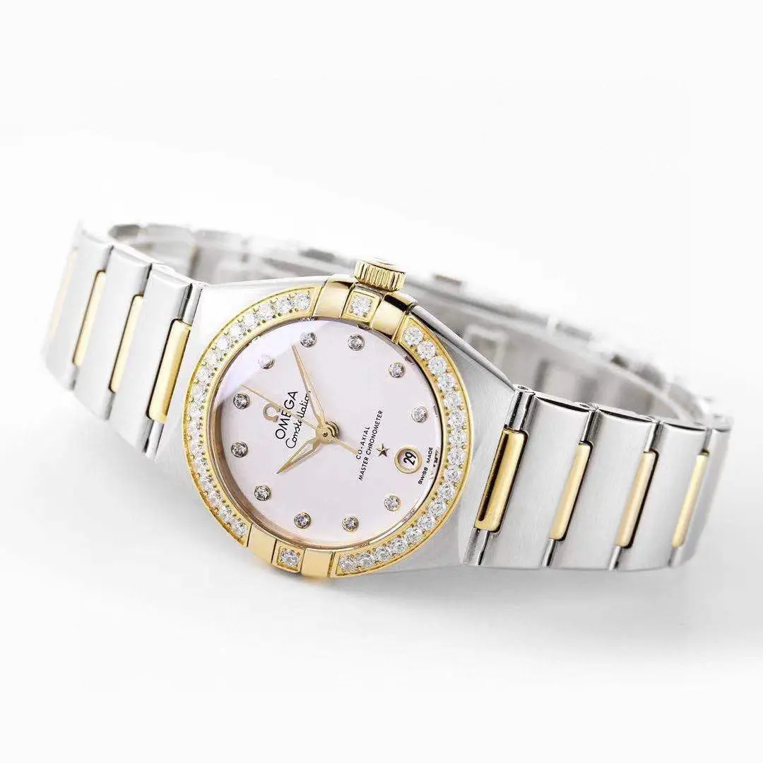 ZF Factory Omega Constellation 29mm White Gold Steel VSF Luxury Watch - 图片 7