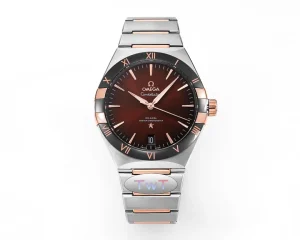 ZF Factory OMEGA Constellation 41mm Burgundy Dial Steel – Premium VSF Watches Collection