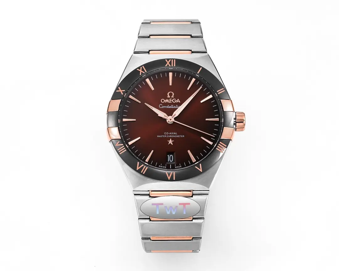 ZF Factory OMEGA Constellation 41mm Burgundy Dial Steel – Premium VSF Watches Collection