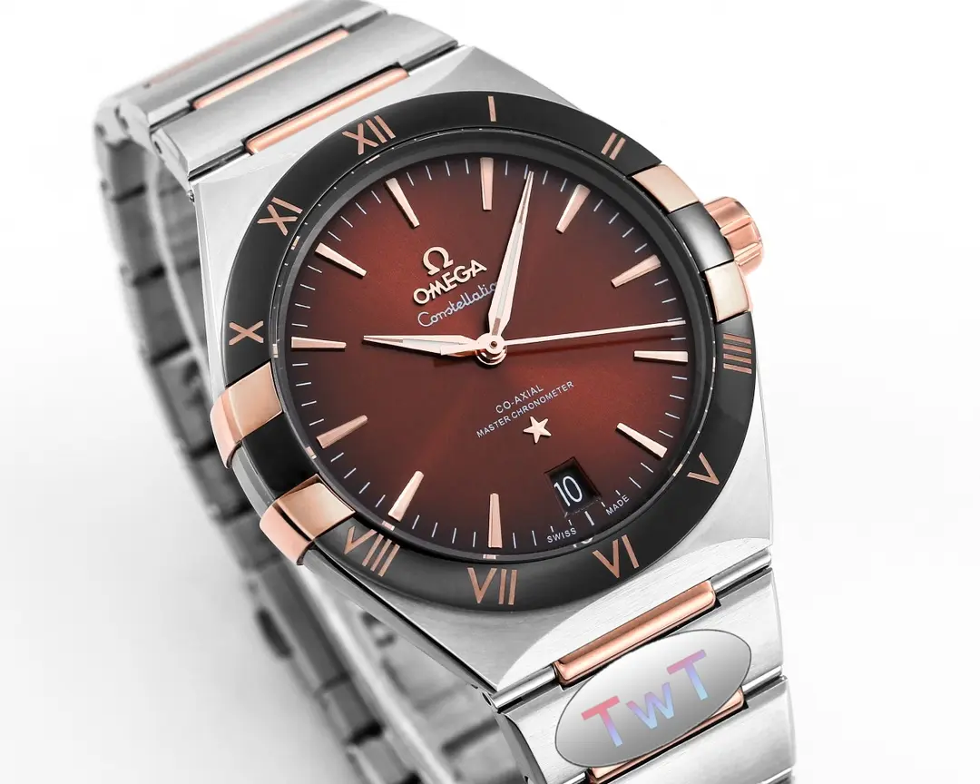 ZF Factory OMEGA Constellation 41mm Burgundy Dial Steel – Premium VSF Watches Collection - 图片 3