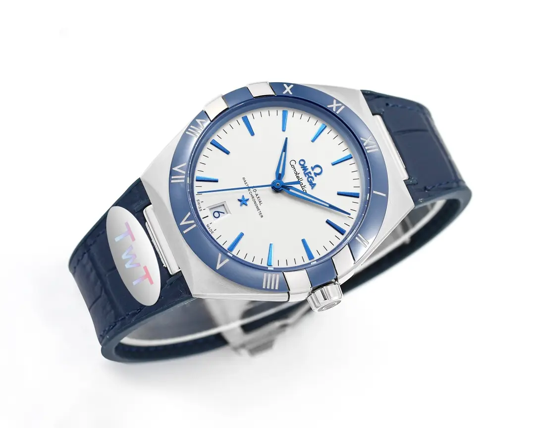 ZF Factory OMEGA Constellation Meteorite 41mm Blue Leather – Premium VSF Watches Collection - 图片 5