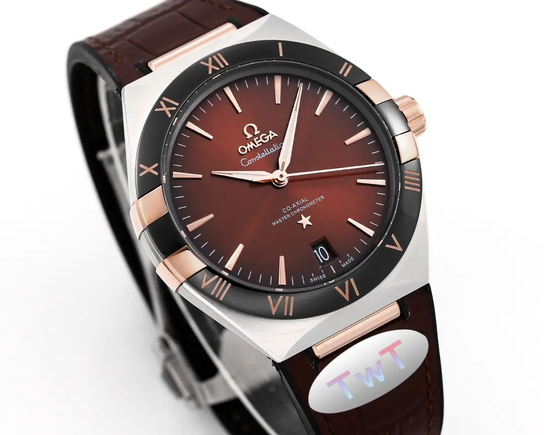 ZF Factory OMEGA Constellation Meteorite 41mm Brown Leather – Premium VSF Watches Collection - 图片 3