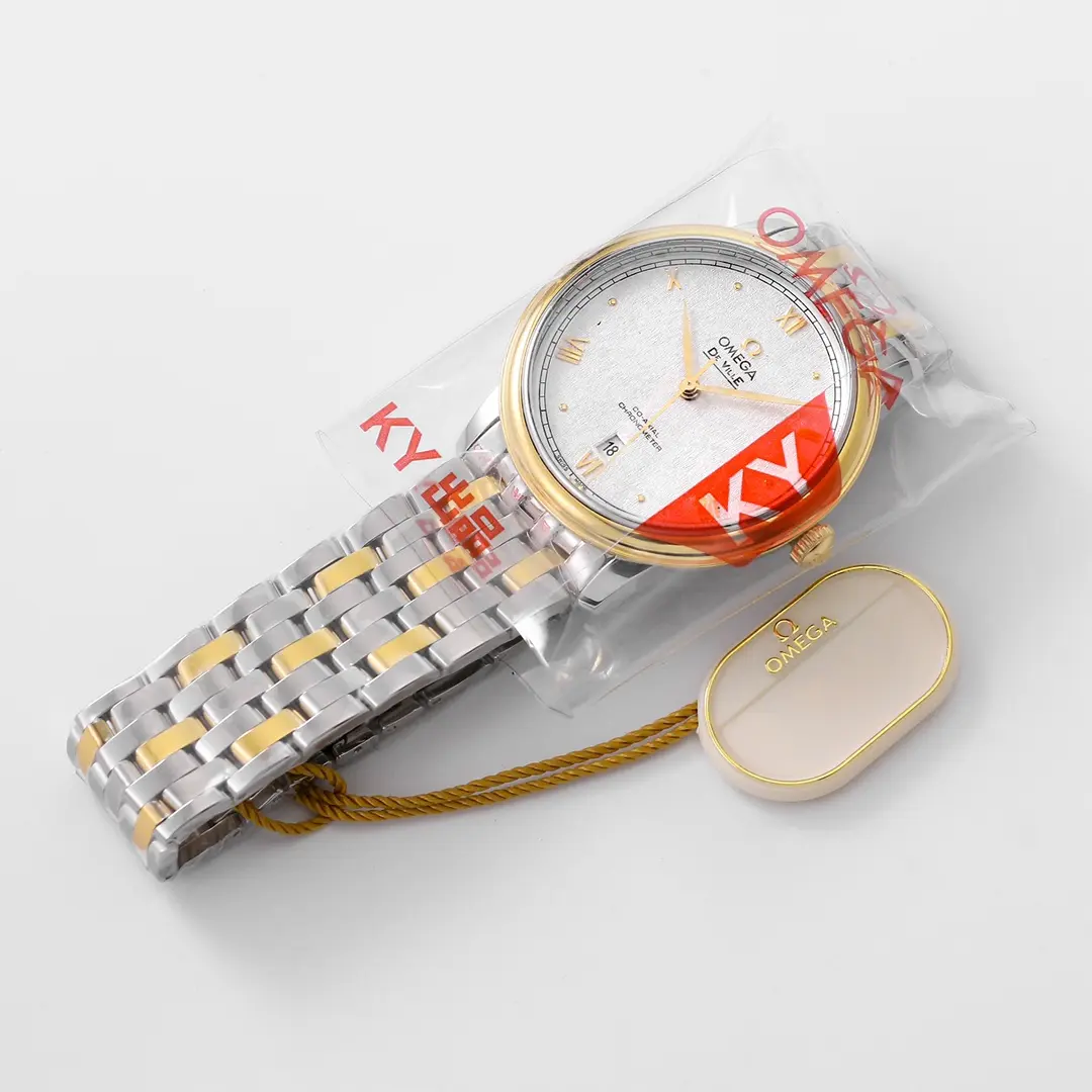 ZF Factory Omega De Ville Prestige Silver Two-Tone VSF Watch - 图片 2