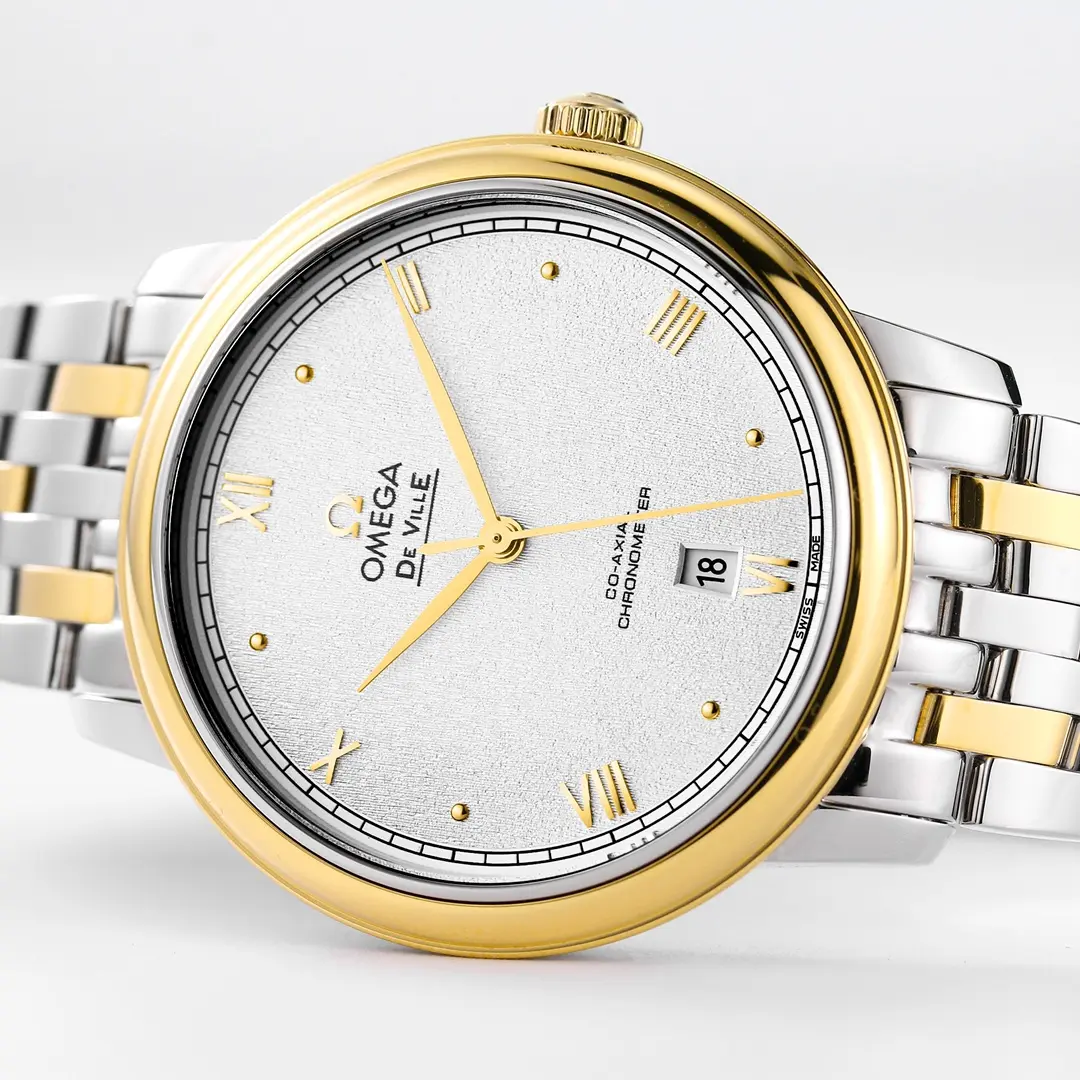 ZF Factory Omega De Ville Prestige Silver Two-Tone VSF Watch - 图片 7