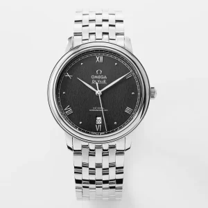 ZF Factory Omega DeVille Black Dial Steel Watch by VSF Watches – Premium Quality Timepiece