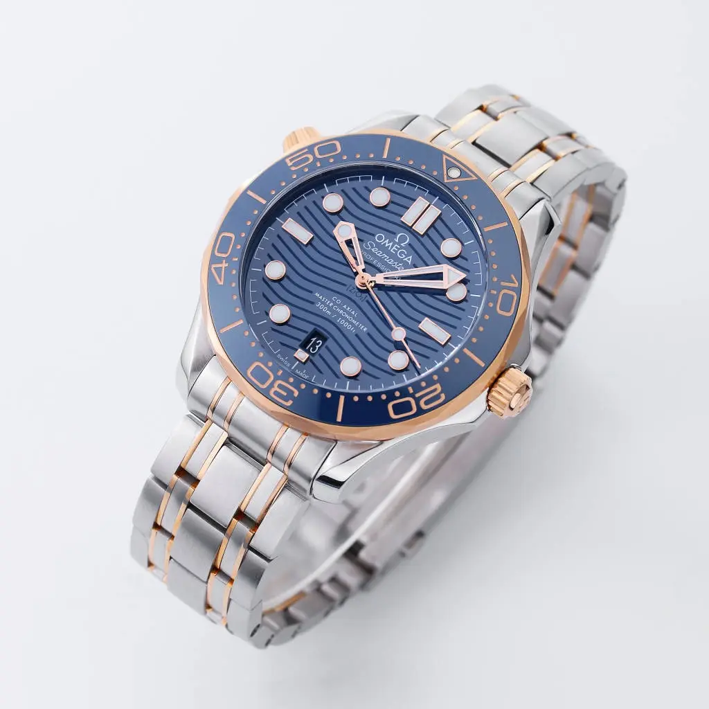ZF Factory Omega Seamaster 300M Blue Dial Steel VSF Luxury Watch - 图片 2