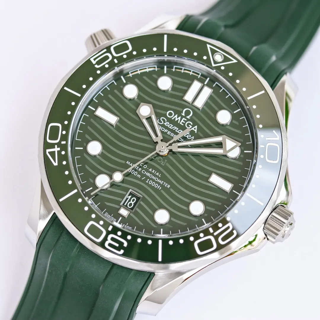ZF Factory Omega Seamaster Diver 42mm Green Rubber – Premium VSF Watches - 图片 3