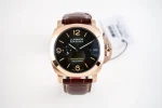 ZF Factory Panerai Luminor Marina Automatic Men’s Watch – Rose Gold Case, Brown Leather Strap, 45mm, VSF Watches Collection