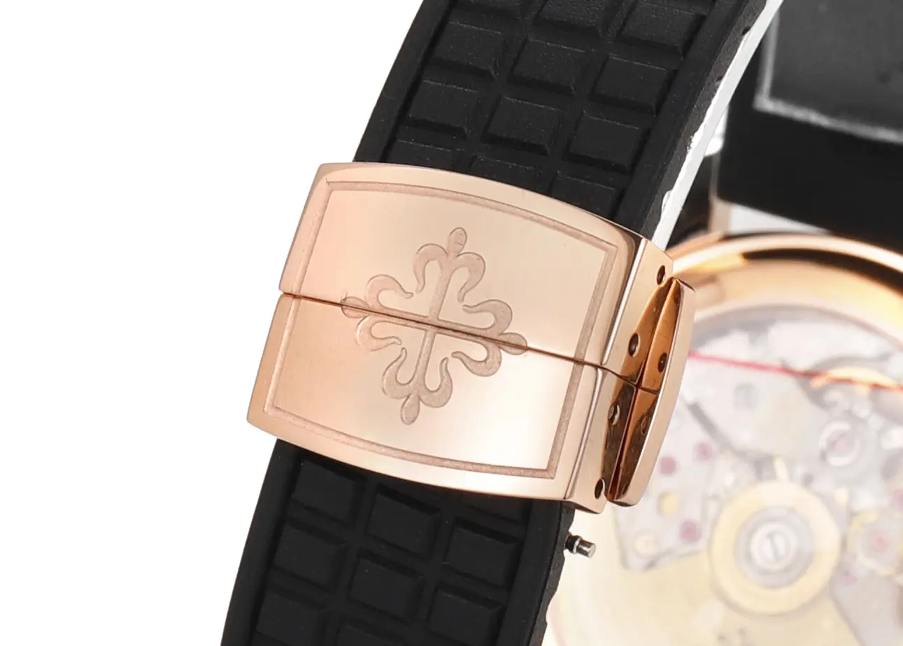 ZF Factory Patek Philippe Aquanaut Mechanical Watch Black Rubber – Super Clone Replica Edition - 图片 5