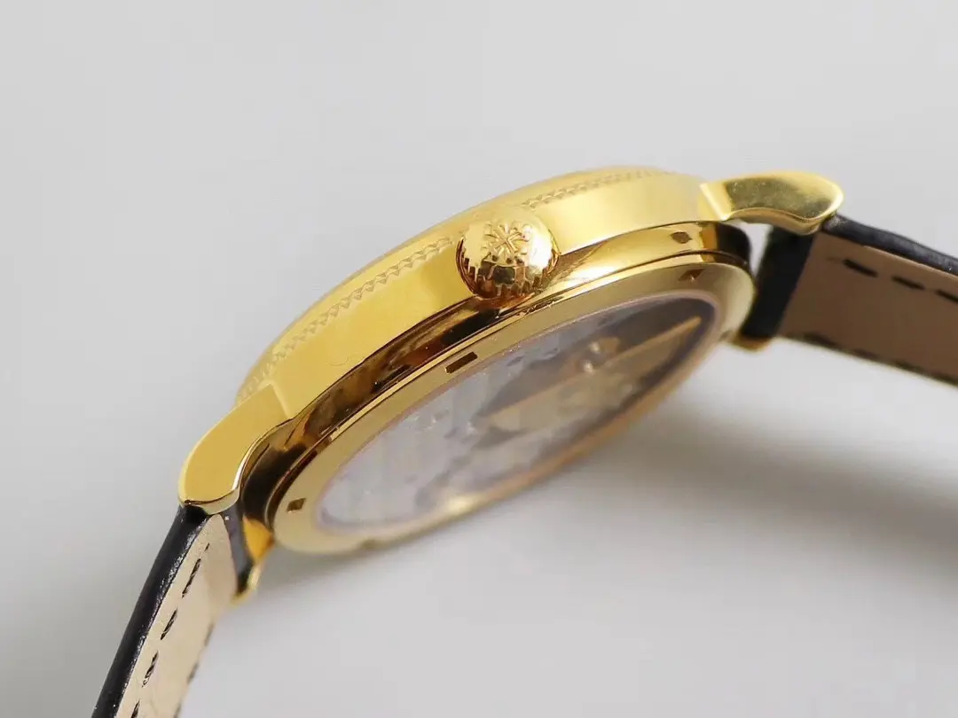 ZF Factory Patek Philippe Calatrava 5120G White Dial Gold Super Clone Replica Watch - 图片 5