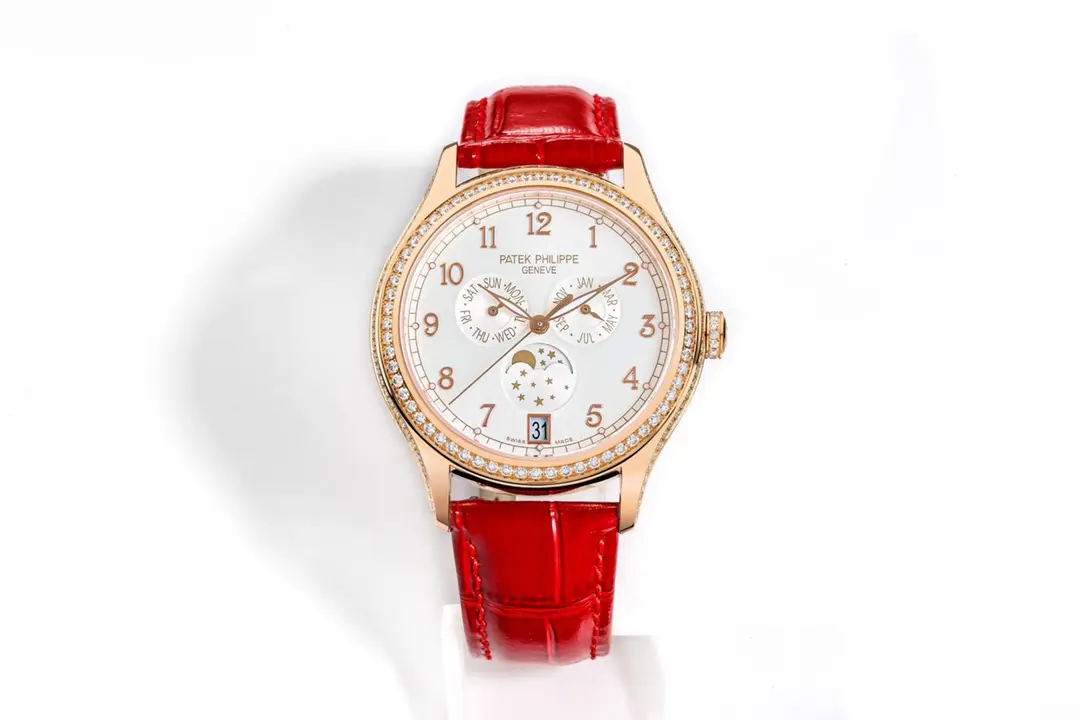 ZF Factory Patek Philippe Complications 4947R Rose Gold Red Leather Super Clone Replica Watch