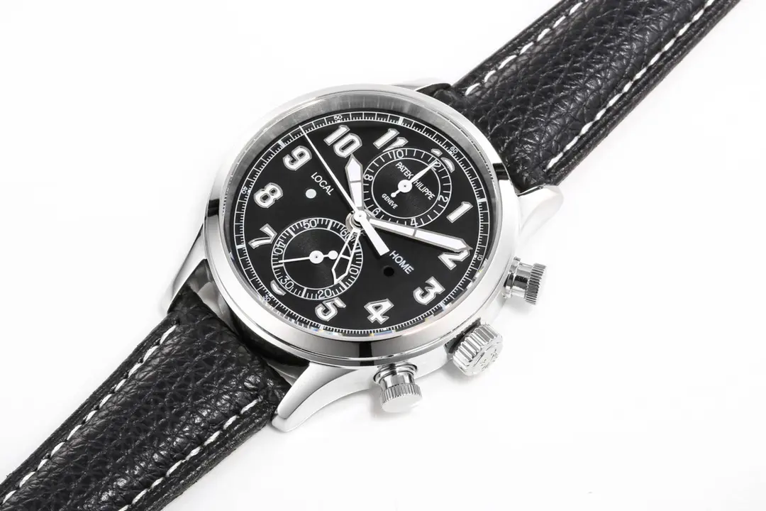ZF Factory Patek Philippe Complications 5924G Black Leather Super Clone Replica Watch - 图片 6