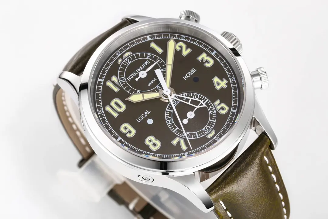 ZF Factory Patek Philippe Complications 5924G Grey Leather Super Clone Replica Watch - 图片 8