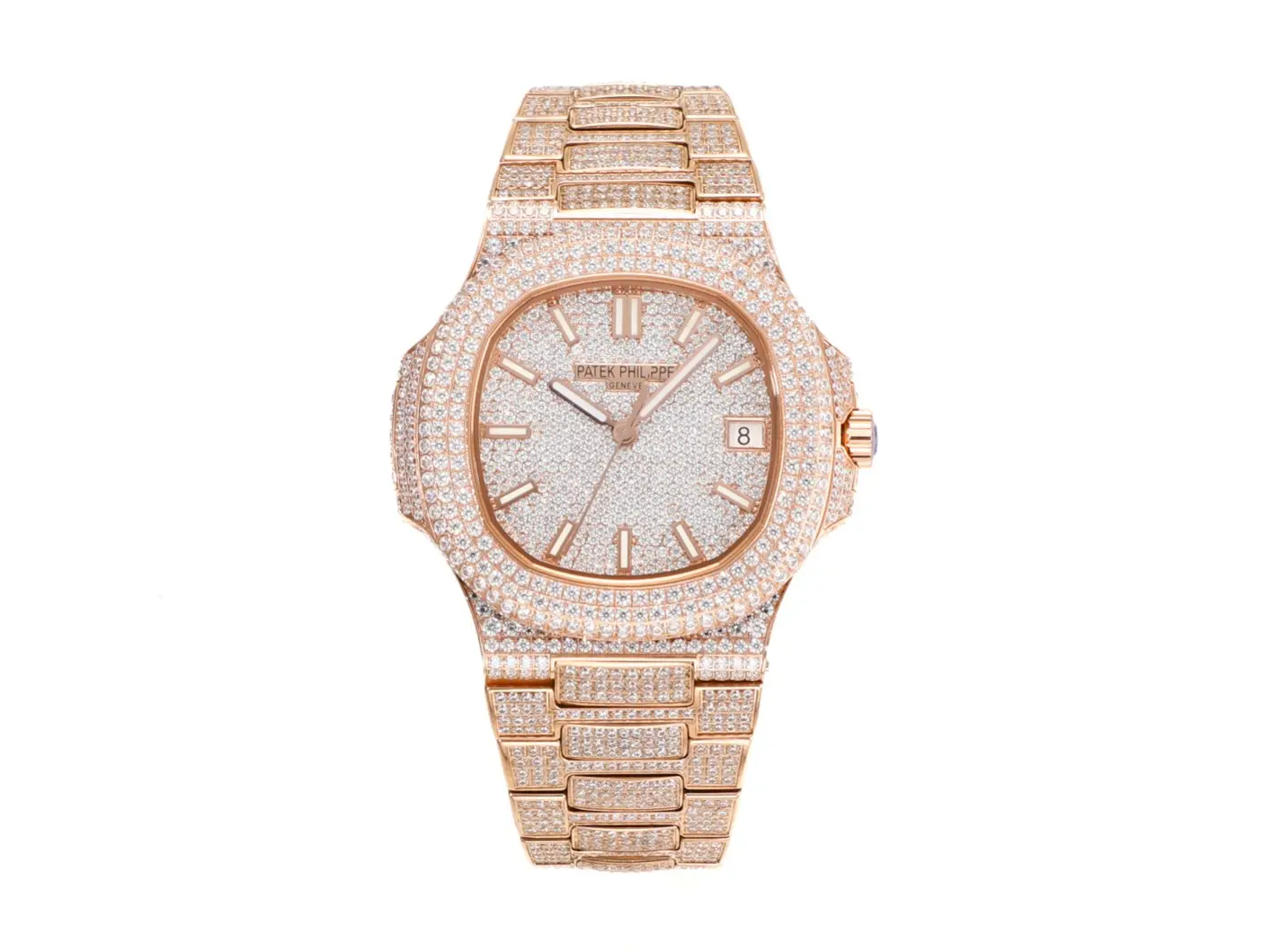 ZF Factory Patek Philippe Nautilus 5719/10G White Gold Super Clone Replica Watch