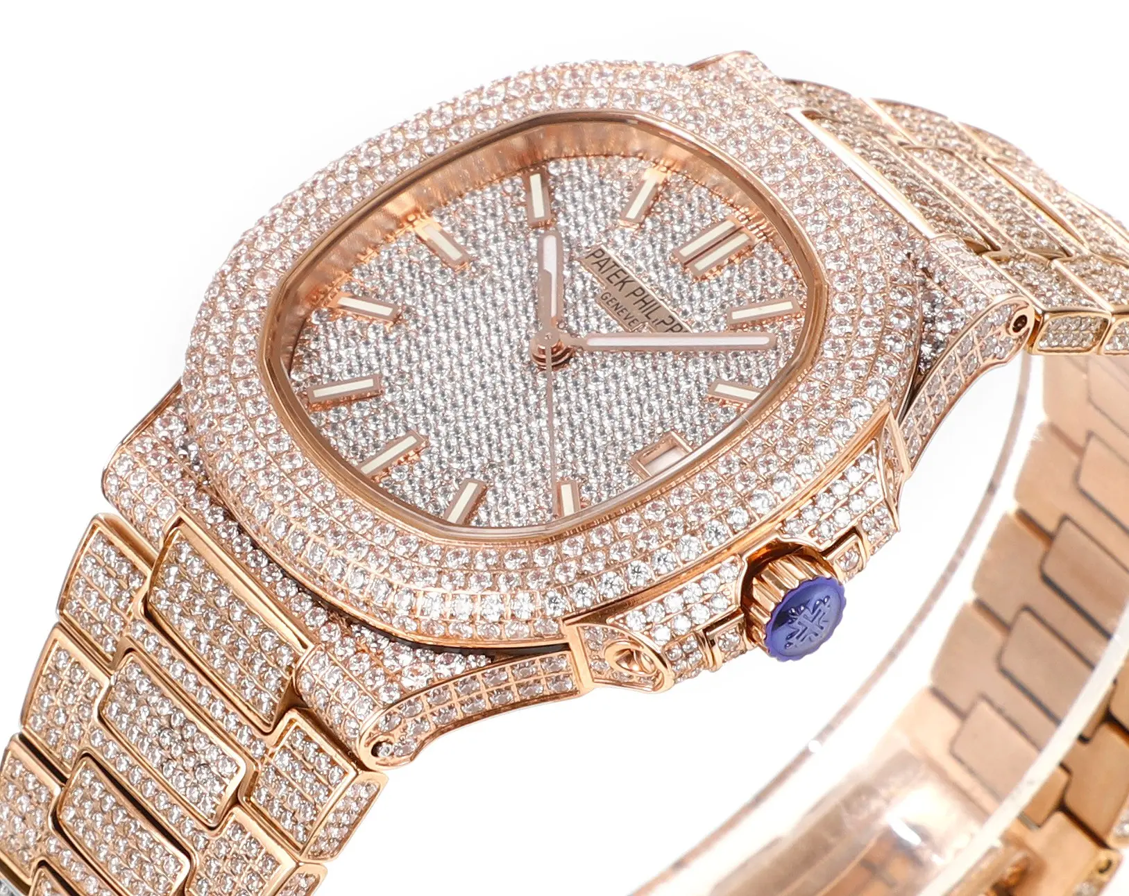 ZF Factory Patek Philippe Nautilus 5719/10G White Gold Super Clone Replica Watch - 图片 3