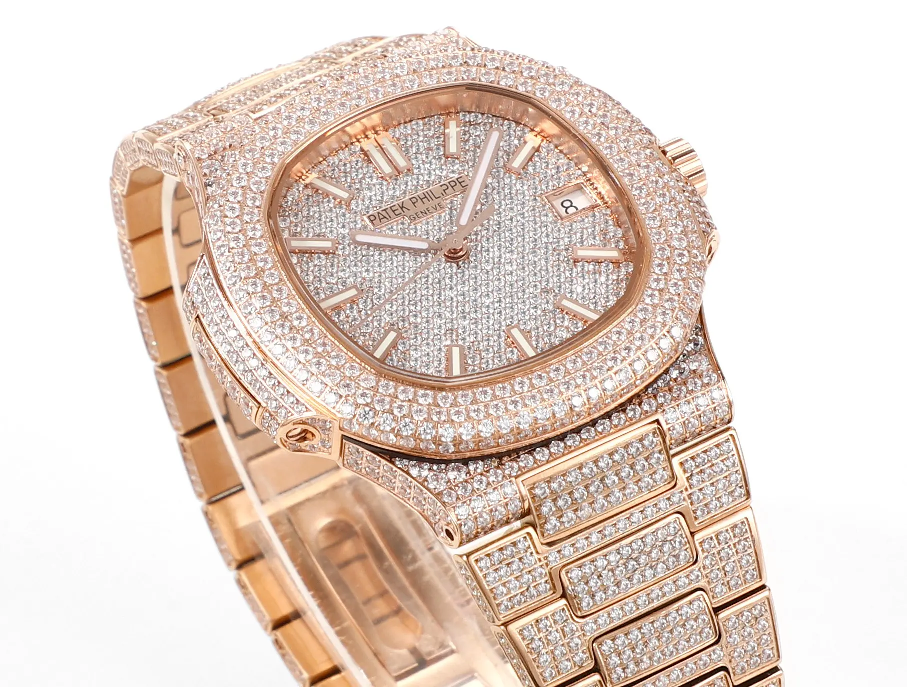 ZF Factory Patek Philippe Nautilus 5719/10G White Gold Super Clone Replica Watch - 图片 5