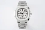 ZF Factory Patek Philippe Nautilus 5980 Silver Chronograph – Premium Replica Watch & Super Clone Excellence