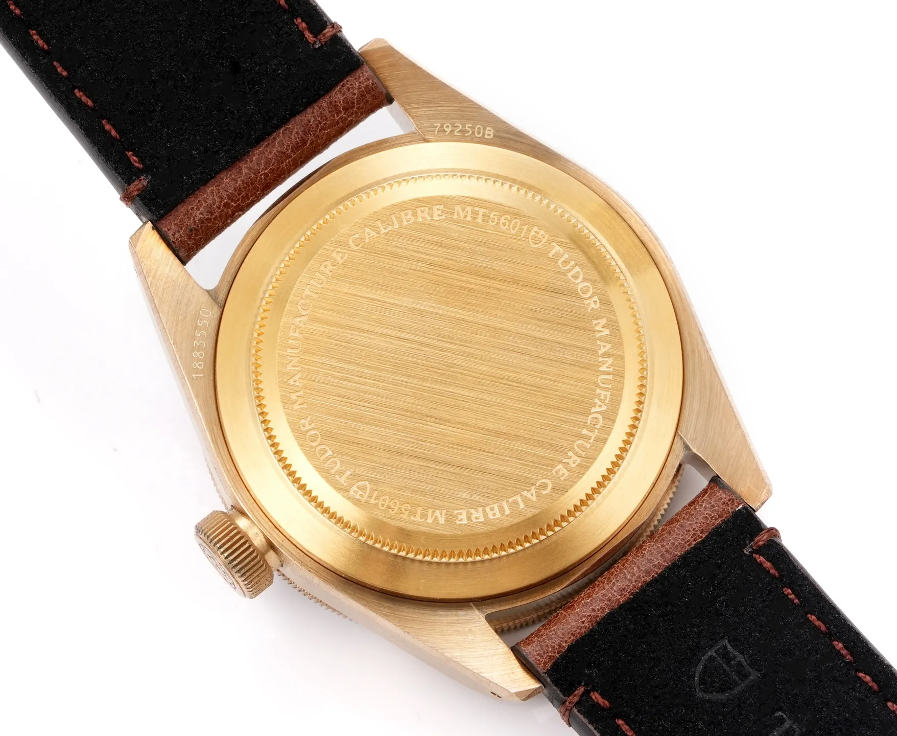 ZF Factory Tudor Black Bay Bronze Automatic Diver’s Watch with Black Dial and Brown Leather Strap - 图片 6