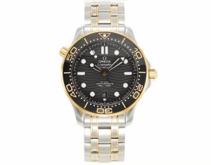 ZF Factory OMEGA Seamaster Planet Ocean 600m Co-Axial Master Chronometer 42mm Diver’s Watch – Black Ceramic Bezel, Two-Tone Stainless Steel Bracelet with Premium VSF Watches Craftsmanship