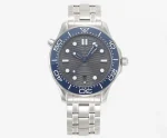 ZF Factory VS Factory OMEGA Seamaster Planet Ocean 600m Co-Axial Master Chronometer 42mm Diver’s Watch – Black Dial, Stainless Steel Bracelet by VSF Watches Brand