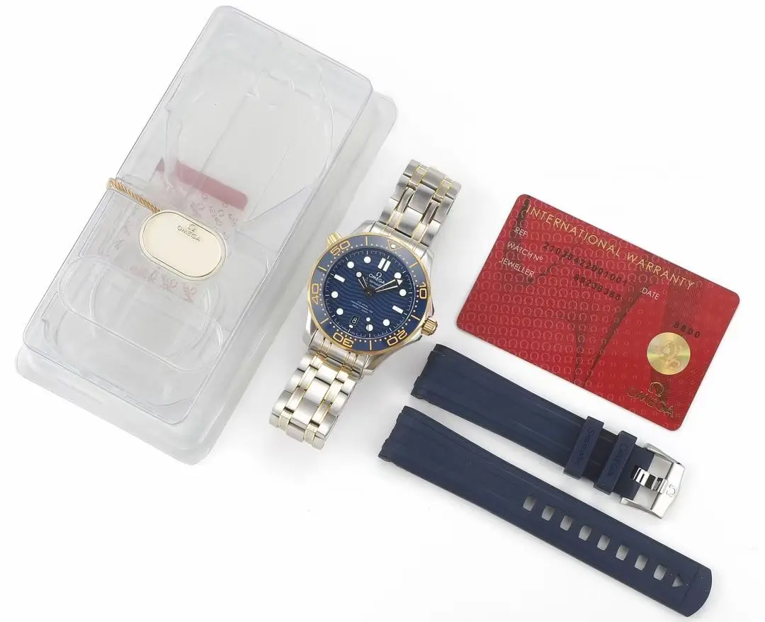 ZF Factory OMEGA Seamaster Planet Ocean 600m Co-Axial Master Chronometer 42mm Diver’s Watch – Blue Dial, Stainless Steel with Ceramic Bezel by VSF Watches Brand - 图片 9
